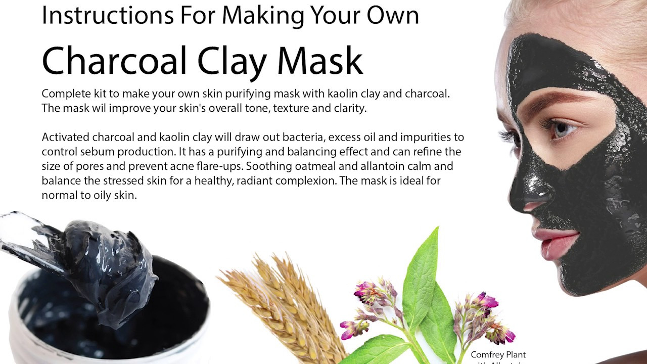 Best ideas about DIY Charcoal Mask Without Clay
. Save or Pin Charcoal Clay Mask Kit Making Cosmetics DIY Tutorial Now.