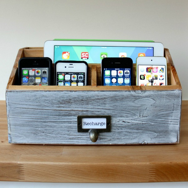 Best ideas about DIY Charger Organizer
. Save or Pin Must Make Charging Station Now.