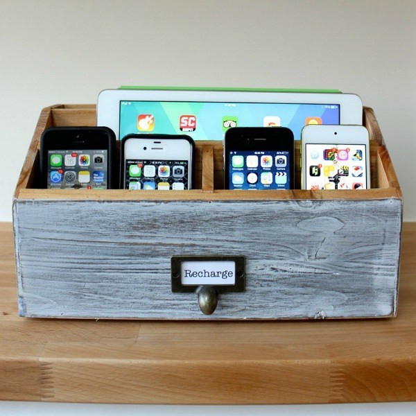 Best ideas about DIY Charging Station Organizer
. Save or Pin Remodelaholic Now.