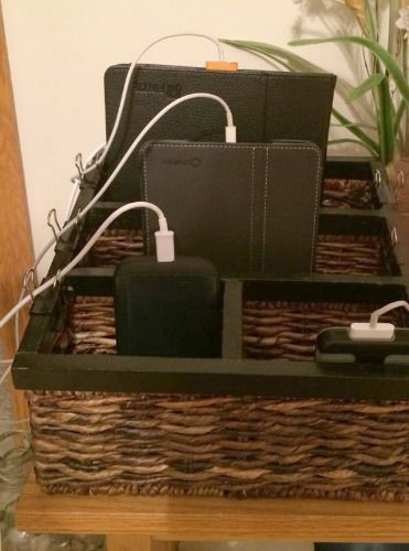 Best ideas about DIY Charging Station Organizer
. Save or Pin Charging Station Organizer Ideas For Phones & Other Now.