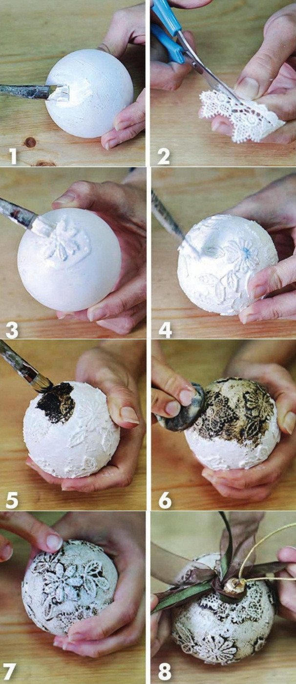Best ideas about DIY Christmas Ball Ornaments
. Save or Pin 30 DIY Rustic Christmas Ornaments Ideas Now.
