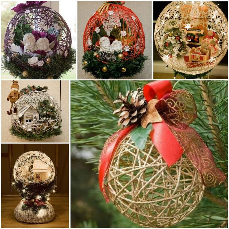 Best ideas about DIY Christmas Ball Ornaments
. Save or Pin Wonderful DIY Yarn Ball Ornaments for Christmas Now.