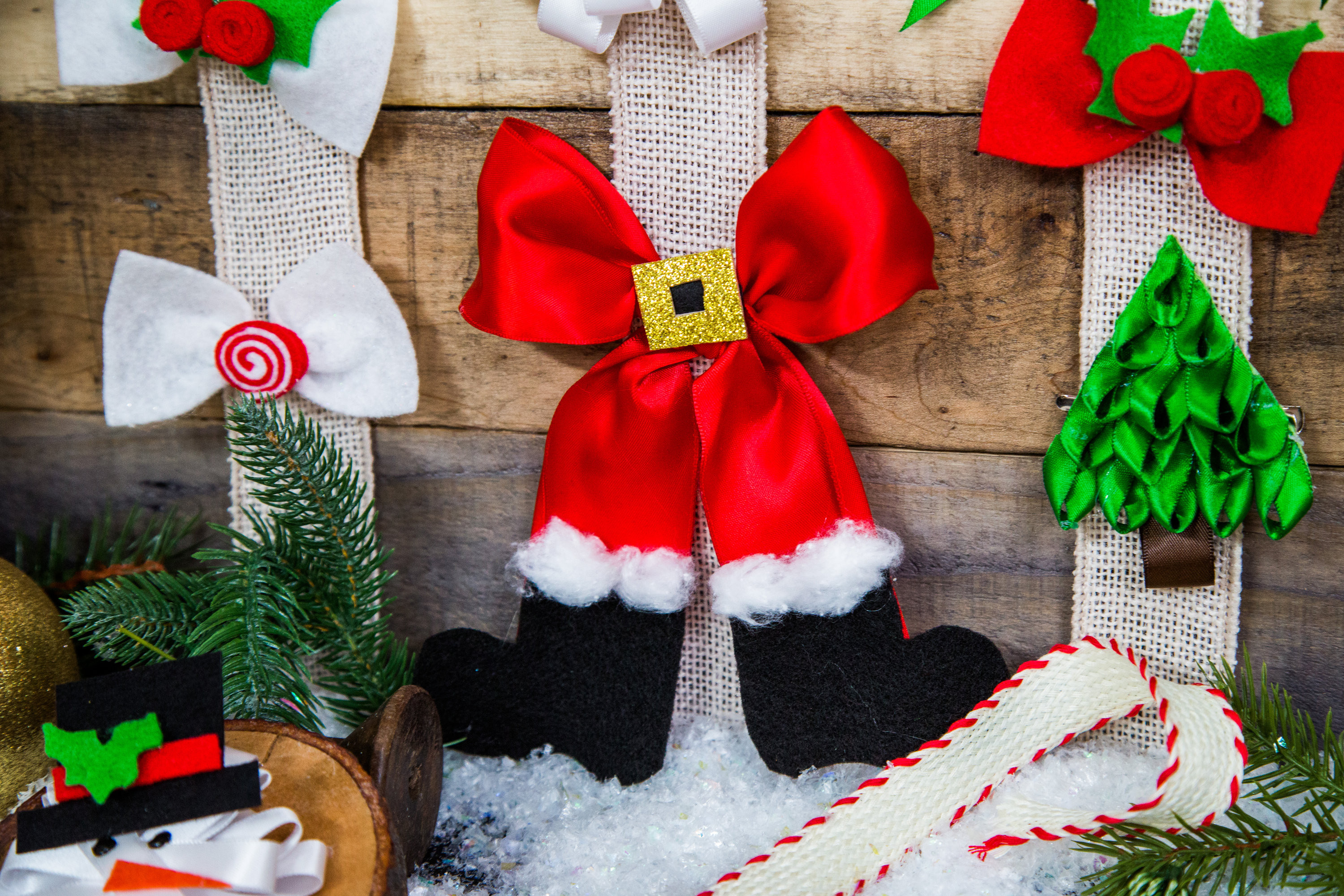 Best ideas about DIY Christmas Bows
. Save or Pin How To DIY Christmas Hair Bows Now.