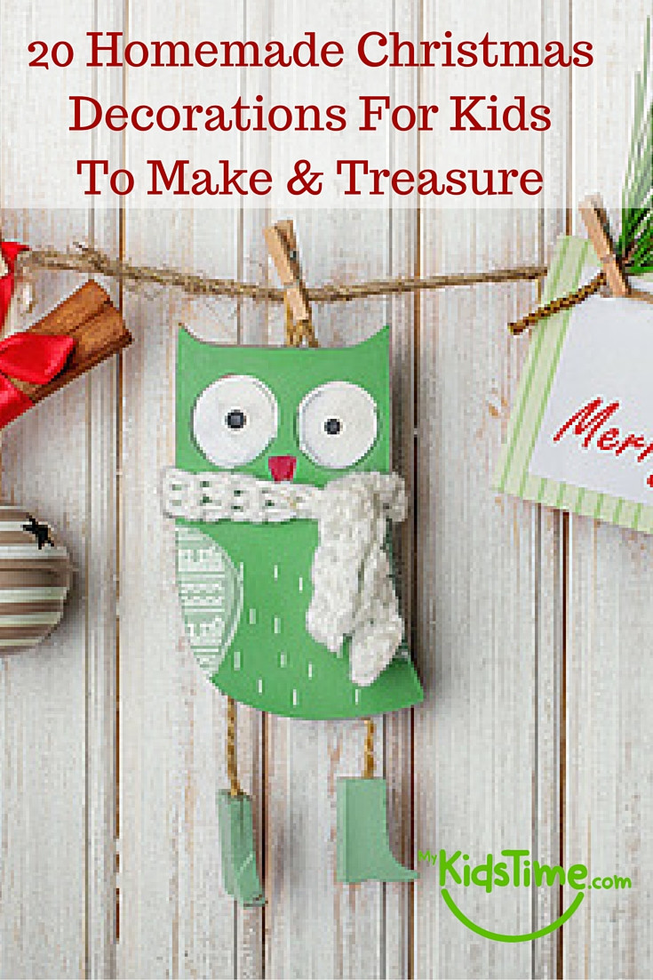 Best ideas about DIY Christmas Decorations For Kids
. Save or Pin 20 Homemade Christmas Decorations for Kids to Make & Treasure Now.