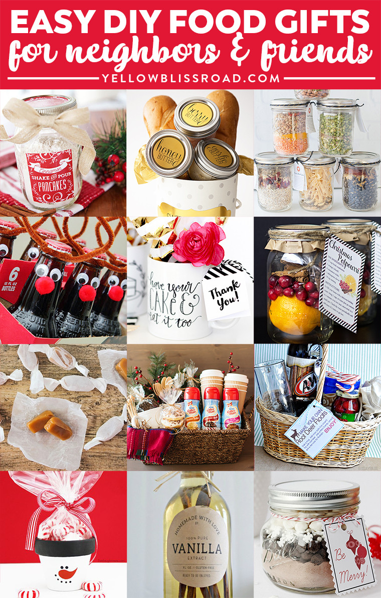 Best ideas about DIY Christmas Food Gifts
. Save or Pin Bud Gifts Ideas for Friends and Neighbors Homemade Now.