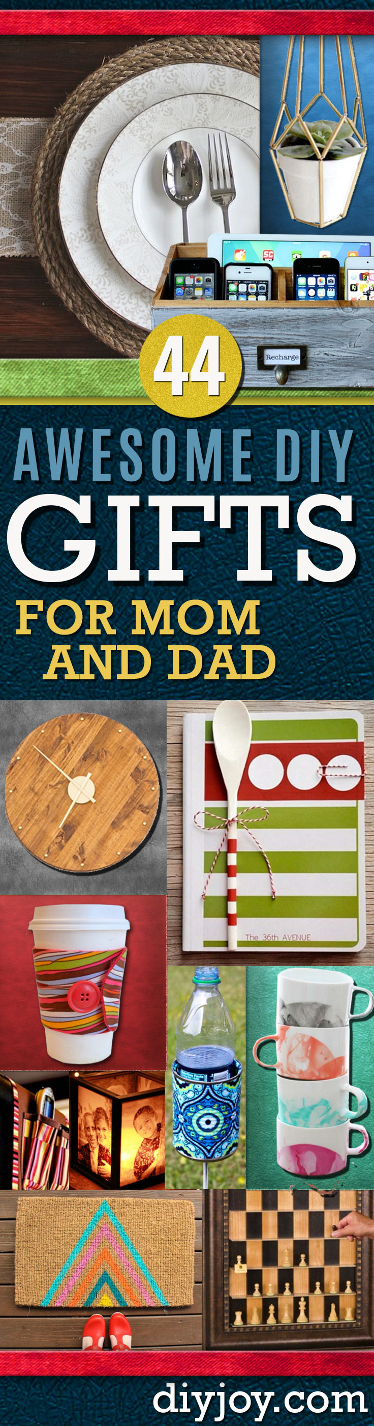 Best ideas about DIY Christmas Gift For Dad
. Save or Pin Awesome DIY Gift Ideas Mom and Dad Will Love Now.