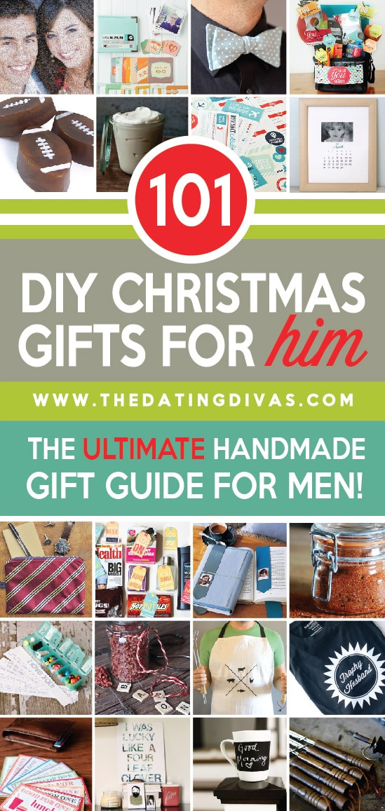 Best ideas about DIY Christmas Gift For Him
. Save or Pin 101 DIY Christmas Gifts for Him The Dating Divas Now.
