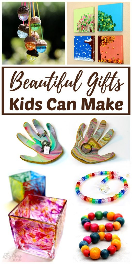 Best ideas about DIY Christmas Gifts For Kids To Make
. Save or Pin Homemade Gifts Kids Can Make for Parents and Grandparents Now.