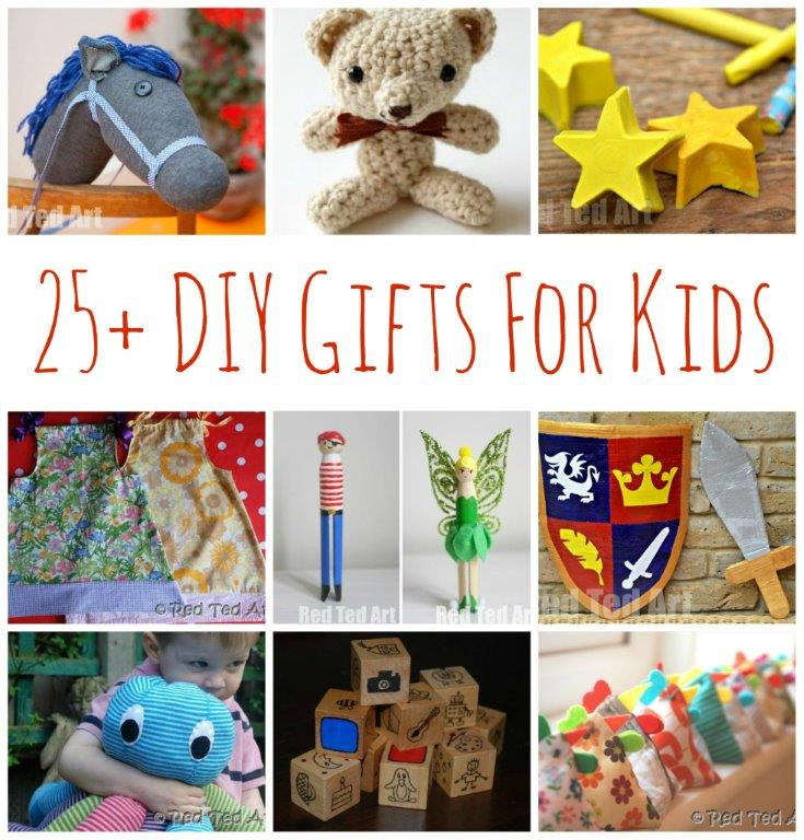 Best ideas about DIY Christmas Gifts For Toddlers
. Save or Pin 25 DIY Gifts for Kids Make Your Gifts Special Red Now.