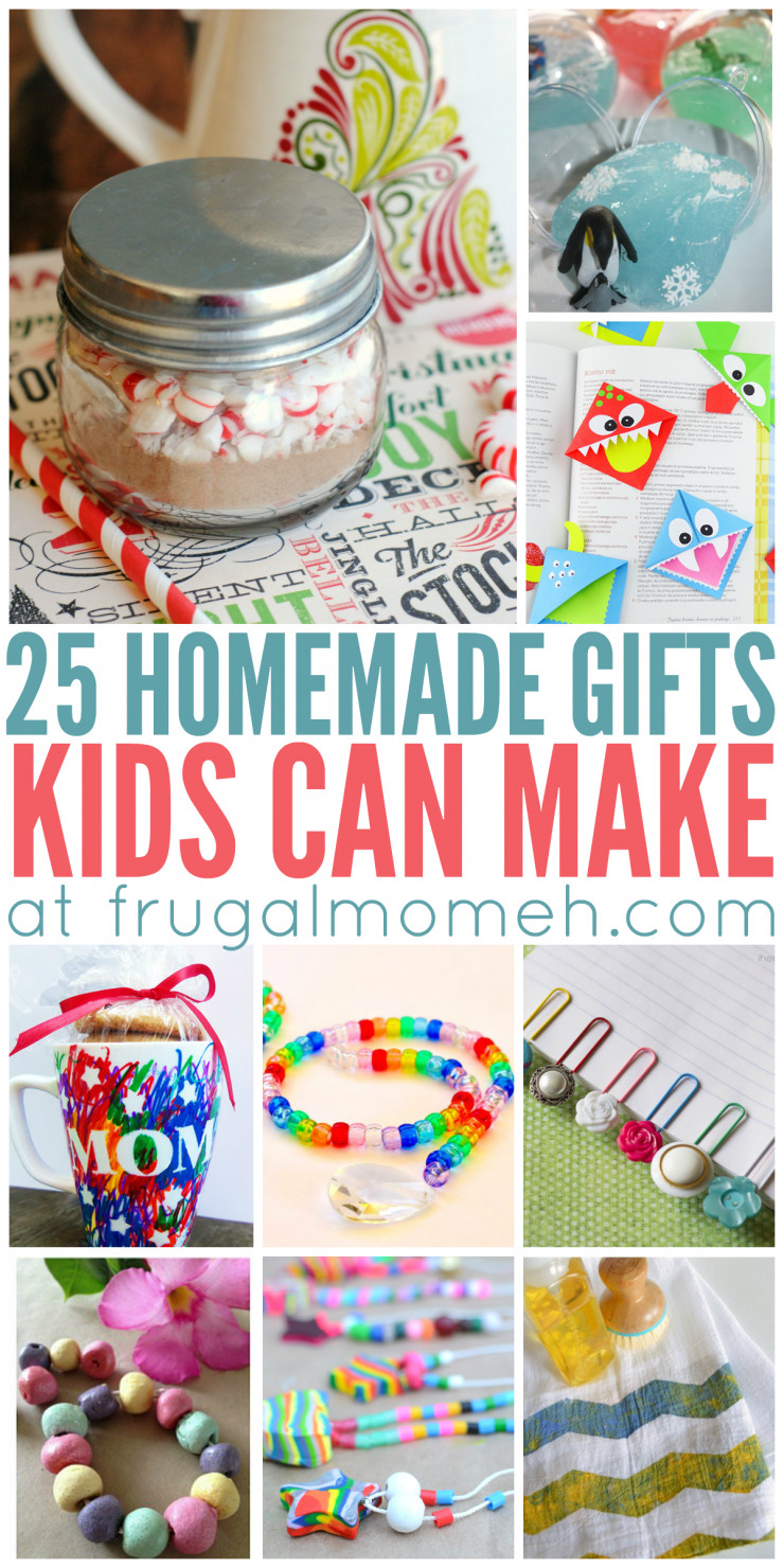 Best ideas about DIY Christmas Gifts From Kids
. Save or Pin Homemade Gifts That Kids Can Make Frugal Mom Eh Now.