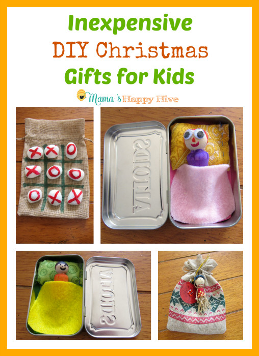 Best ideas about DIY Christmas Gifts From Kids
. Save or Pin Inexpensive DIY Christmas Gifts for Kids Mama s Happy Hive Now.