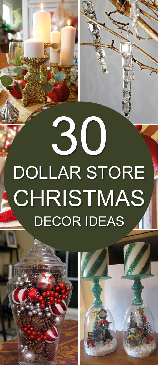Best ideas about DIY Christmas Home Decor
. Save or Pin 30 Dollar Store Christmas Decor Ideas Now.