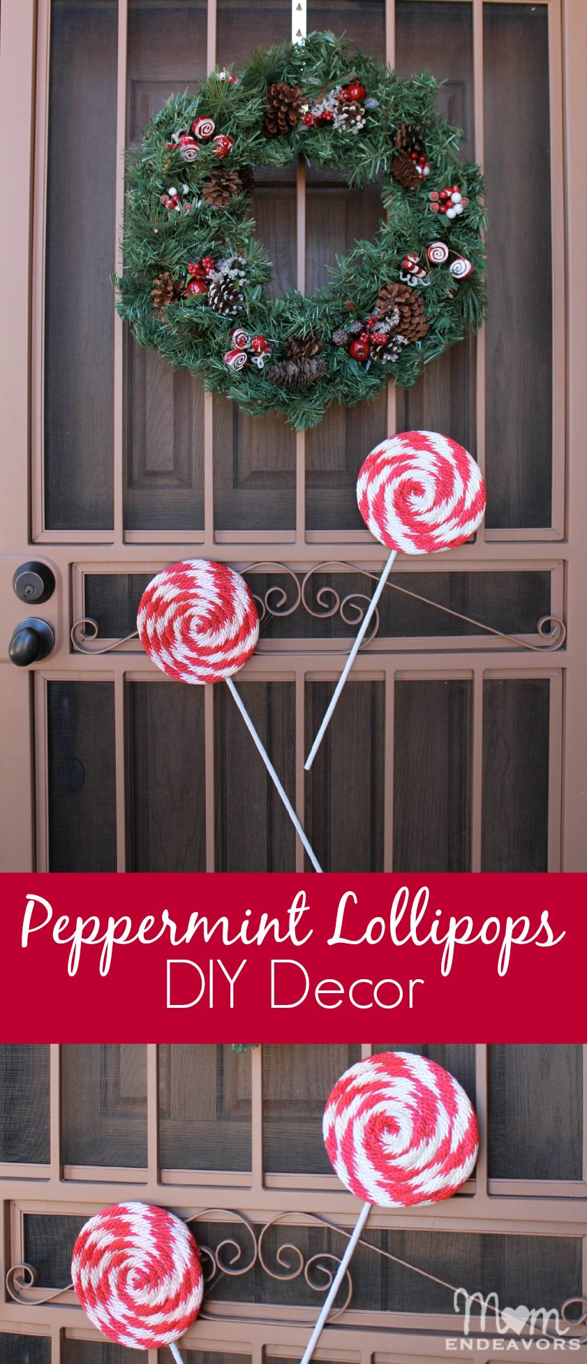 Best ideas about DIY Christmas Home Decor
. Save or Pin DIY Peppermint Lollipops Christmas Decor Now.