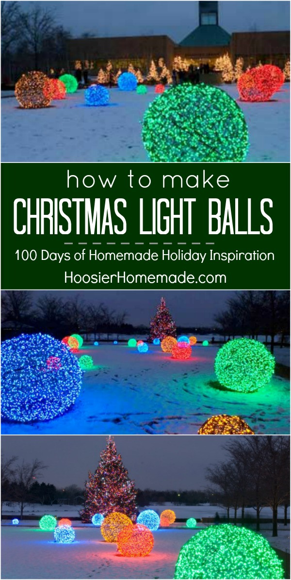 Best ideas about DIY Christmas Light Balls
. Save or Pin How to Make Christmas Light Balls Holiday Inspiration Now.