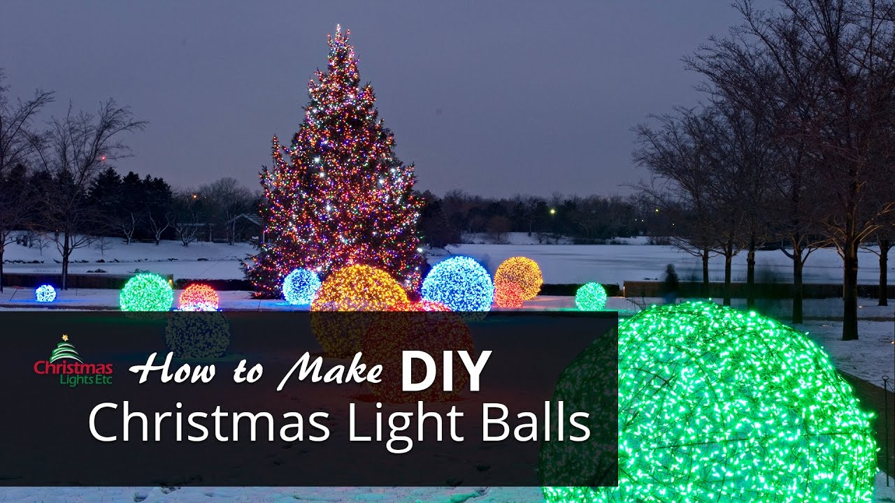 Best ideas about DIY Christmas Light Balls
. Save or Pin How to Make Christmas Light Balls Now.