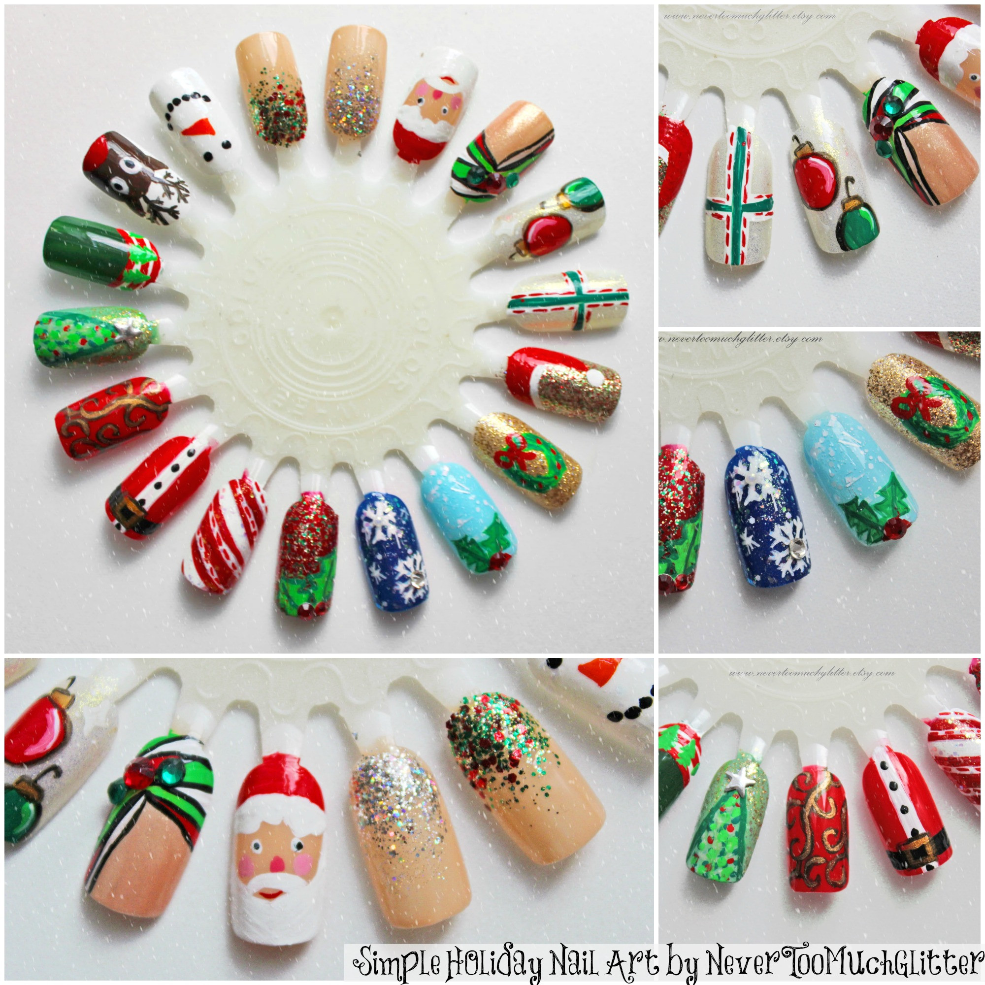 Best ideas about DIY Christmas Nails
. Save or Pin Easy Christmas DIY Nail Art Now.