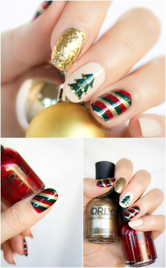 Best ideas about DIY Christmas Nails
. Save or Pin 20 Fantastic DIY Christmas Nail Art Designs That Are Now.