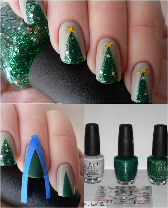 Best ideas about DIY Christmas Nails
. Save or Pin 16 Creative and Easy DIY Christmas Nail Art Ideas and Now.