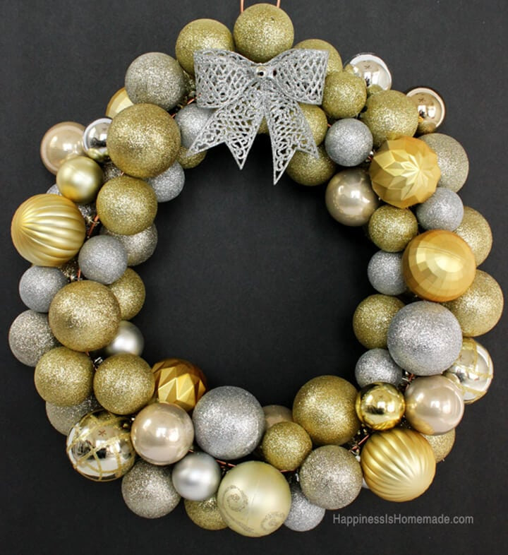 Best ideas about DIY Christmas Ornament Wreath
. Save or Pin DIY Christmas Ornament Wreath Tutorial Happiness is Homemade Now.