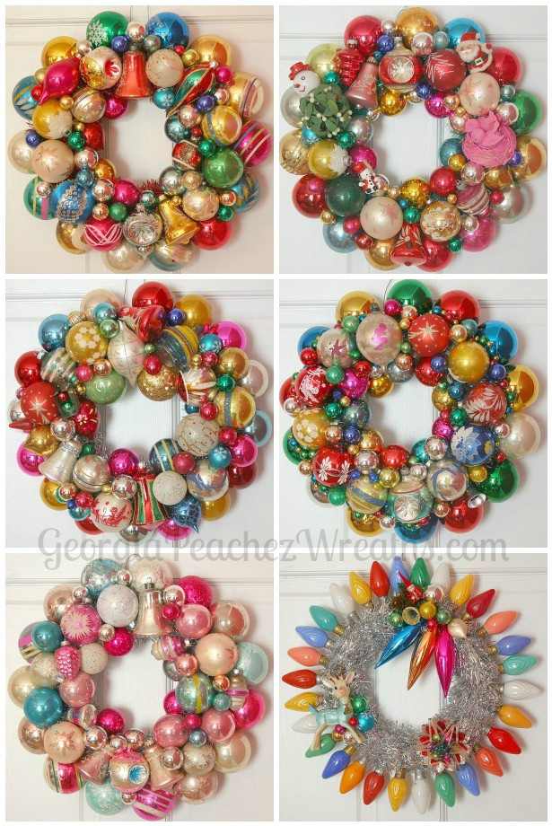 Best ideas about DIY Christmas Ornament Wreath
. Save or Pin How to make a Christmas wreath out of vintage ornaments Now.