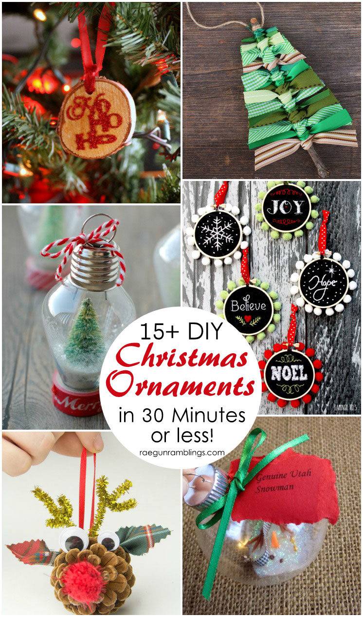 Best ideas about DIY Christmas Ornaments Ideas
. Save or Pin 15 DIY Christmas Ornament Tutorials Rae Gun Ramblings Now.