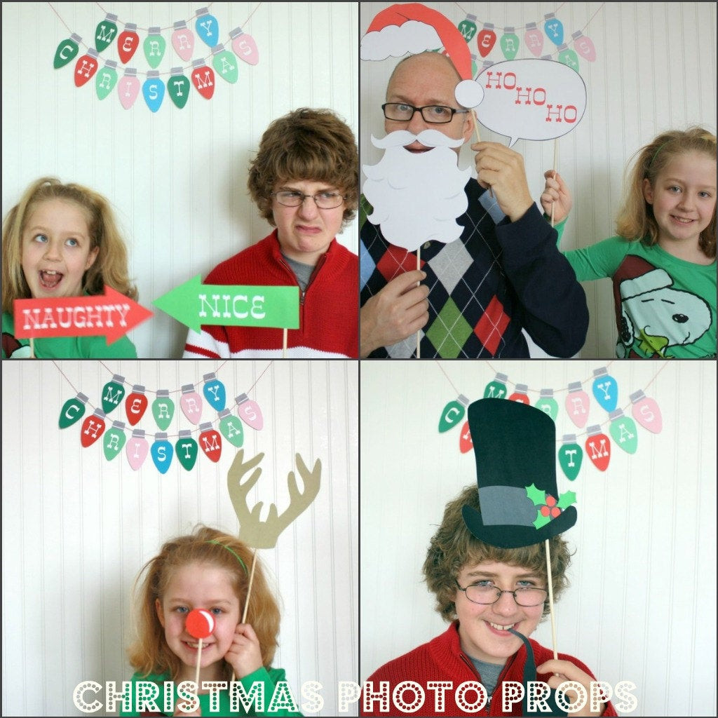 Best ideas about DIY Christmas Photo Booth
. Save or Pin Christmas Booth Props DIY Printable pdf Now.