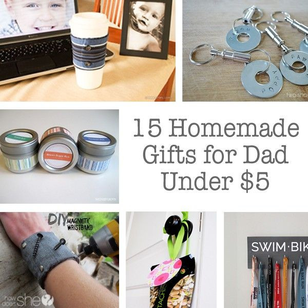 Best ideas about DIY Christmas Presents For Dads
. Save or Pin 15 Homemade Gifts for Dads Under $5 Now.