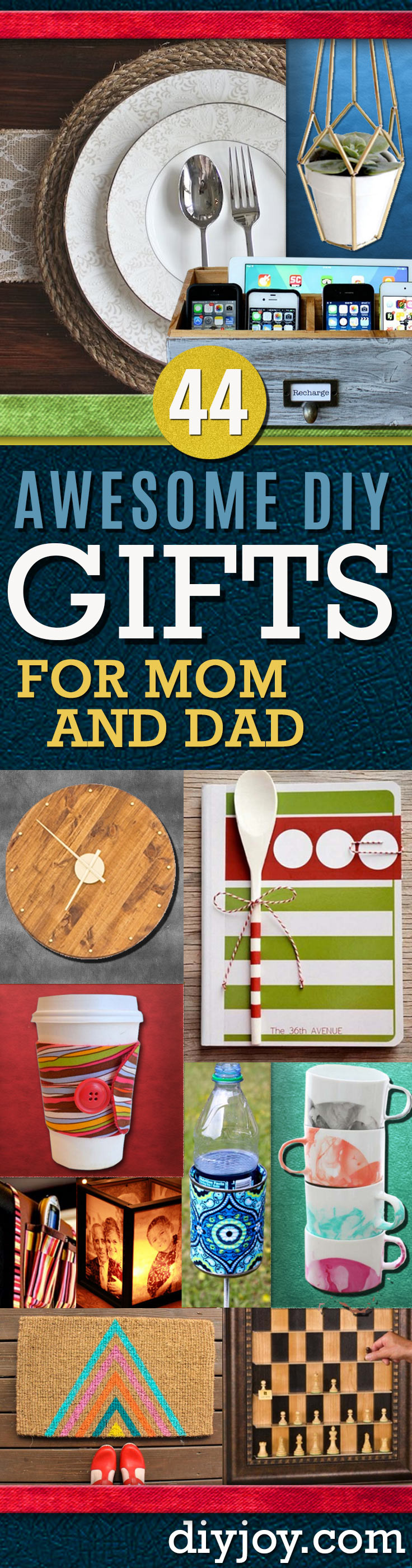 Best ideas about DIY Christmas Presents For Dads
. Save or Pin Awesome DIY Gift Ideas Mom and Dad Will Love Now.