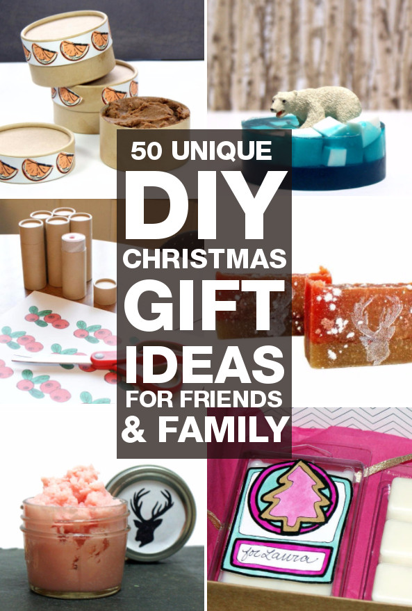 Best ideas about DIY Christmas Presents For Friends
. Save or Pin DIY Christmas Gifts 50 Unique DIY Christmas Gifts You Can Now.