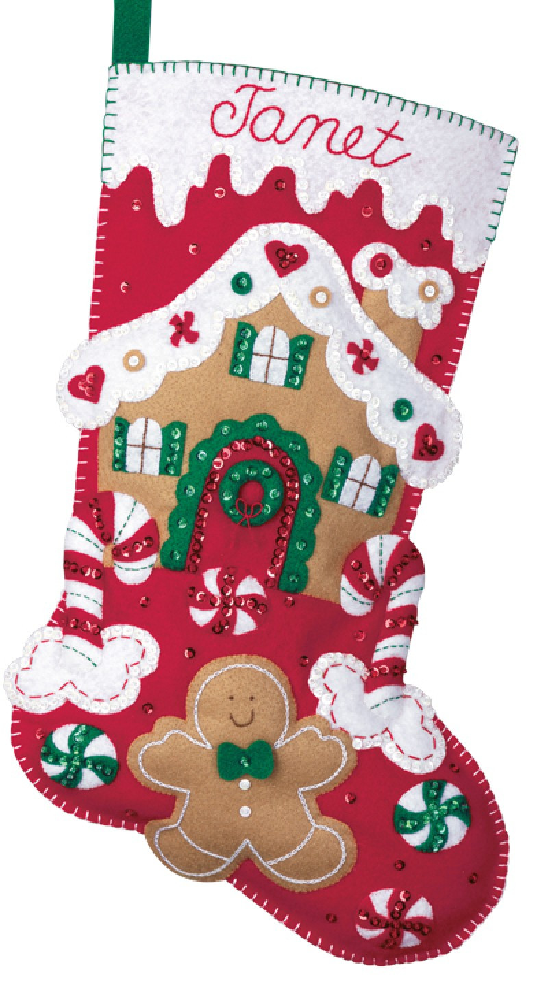 Best ideas about DIY Christmas Stocking Kit
. Save or Pin Gingerbread House Bucilla Christmas Stocking Kit Now.