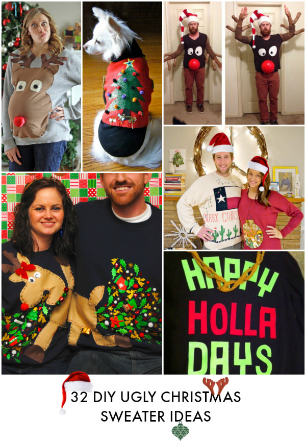 Best ideas about DIY Christmas Sweaters
. Save or Pin 32 DIY Ugly Christmas Sweaters C R A F T Now.