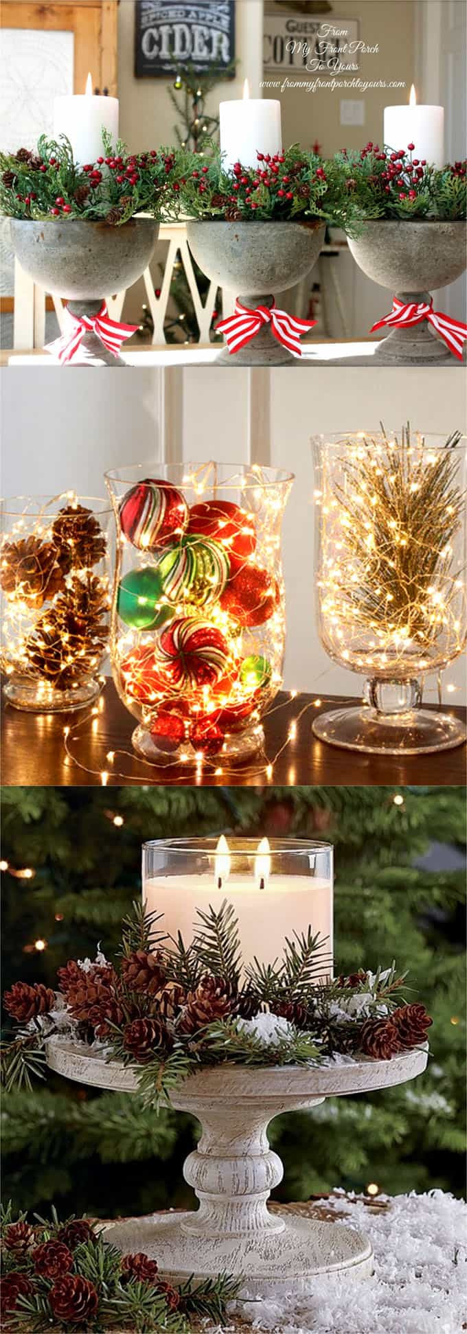 Best ideas about DIY Christmas Table Centerpiece
. Save or Pin 27 Gorgeous DIY Thanksgiving & Christmas Table Decorations Now.