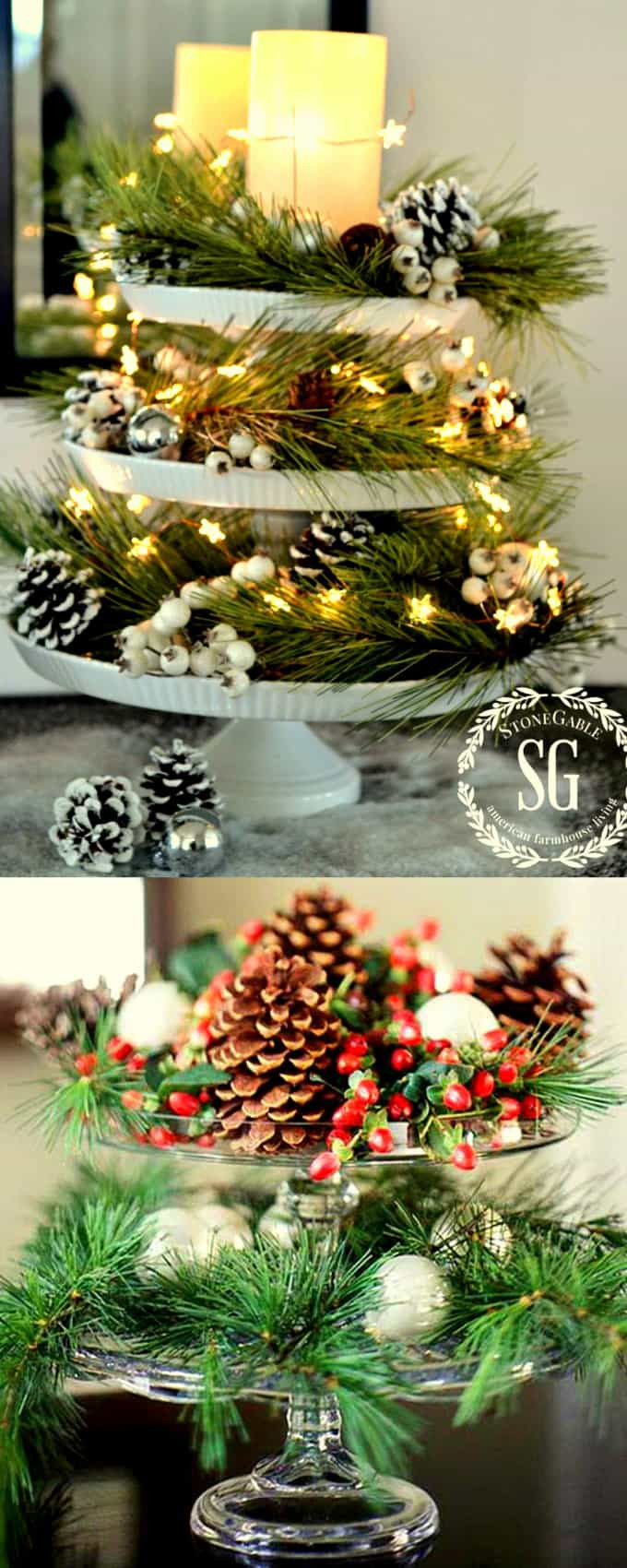 Best ideas about DIY Christmas Table Centerpieces
. Save or Pin 27 Gorgeous DIY Thanksgiving & Christmas Table Decorations Now.