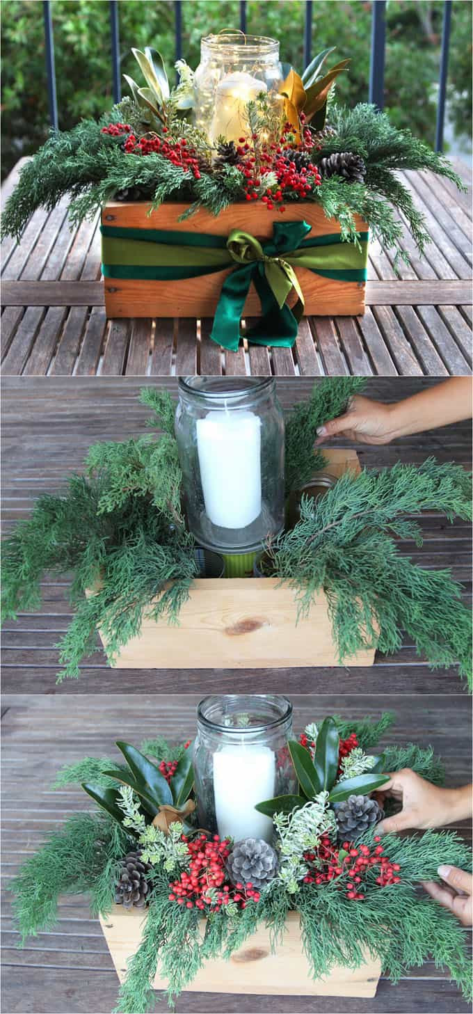 Best ideas about DIY Christmas Table Decorations
. Save or Pin DIY Christmas Table Decorations Easy Centerpiece in 10 Now.