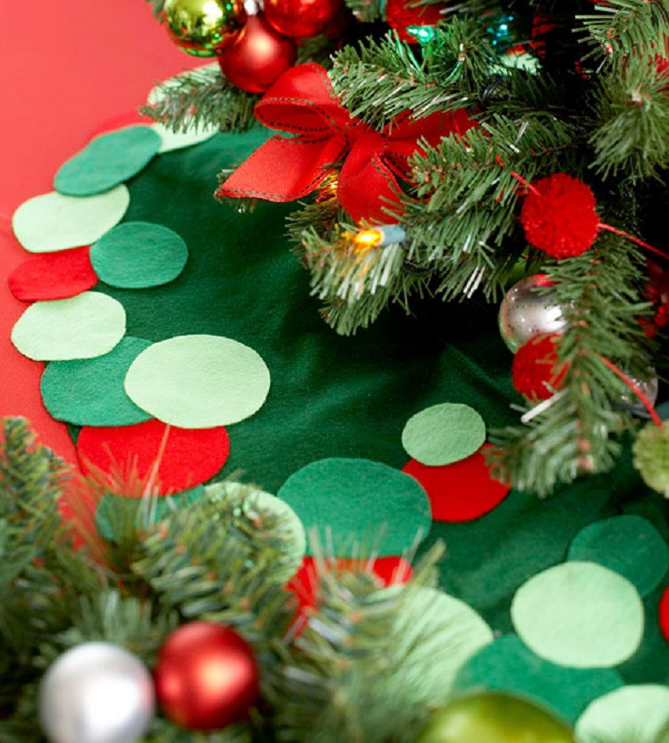 Best ideas about DIY Christmas Tree Skirt
. Save or Pin Top 10 Festive DIY Christmas Tree Skirts Top Inspired Now.