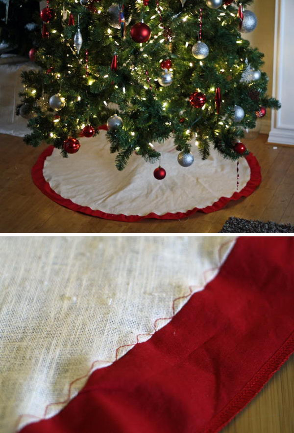 Best ideas about DIY Christmas Tree Skirt
. Save or Pin 35 DIY Christmas Tree Skirt Ideas Hative Now.