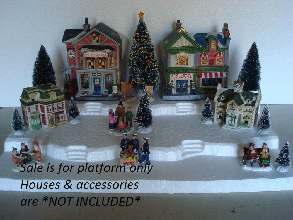 Best ideas about DIY Christmas Village Display
. Save or Pin Christmas Village Display Base Platform CH21 Dept 56 Lemax Now.