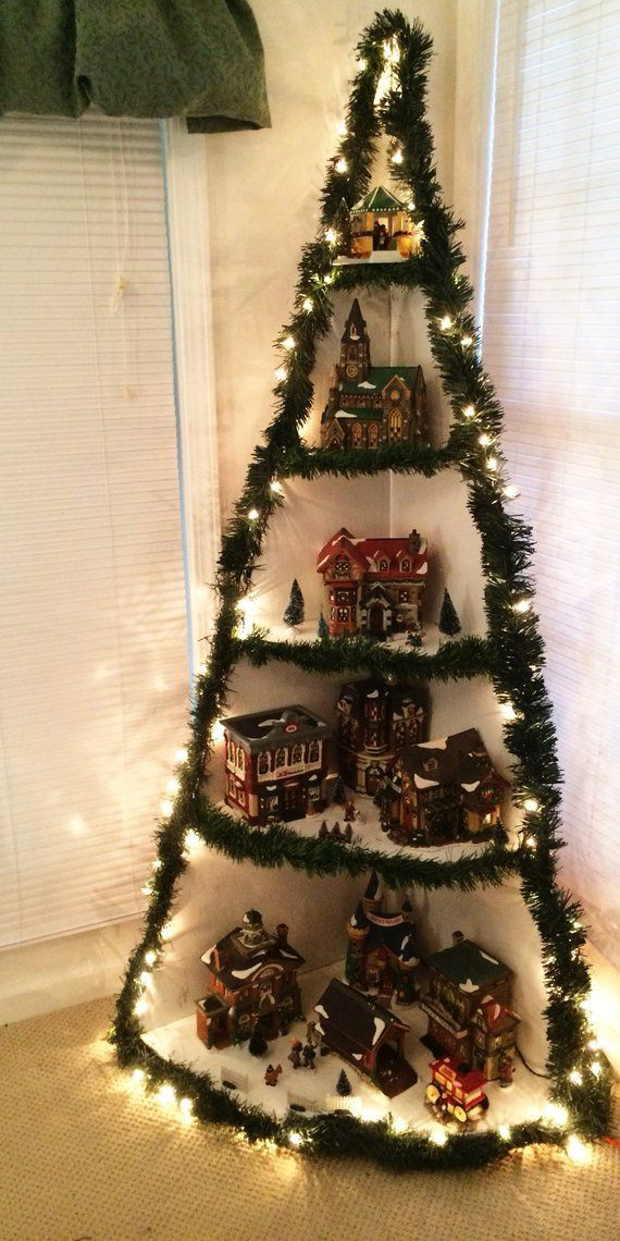 Best ideas about DIY Christmas Village Display
. Save or Pin Christmas Village Display Tutorial Wooden Christmas Tree Now.