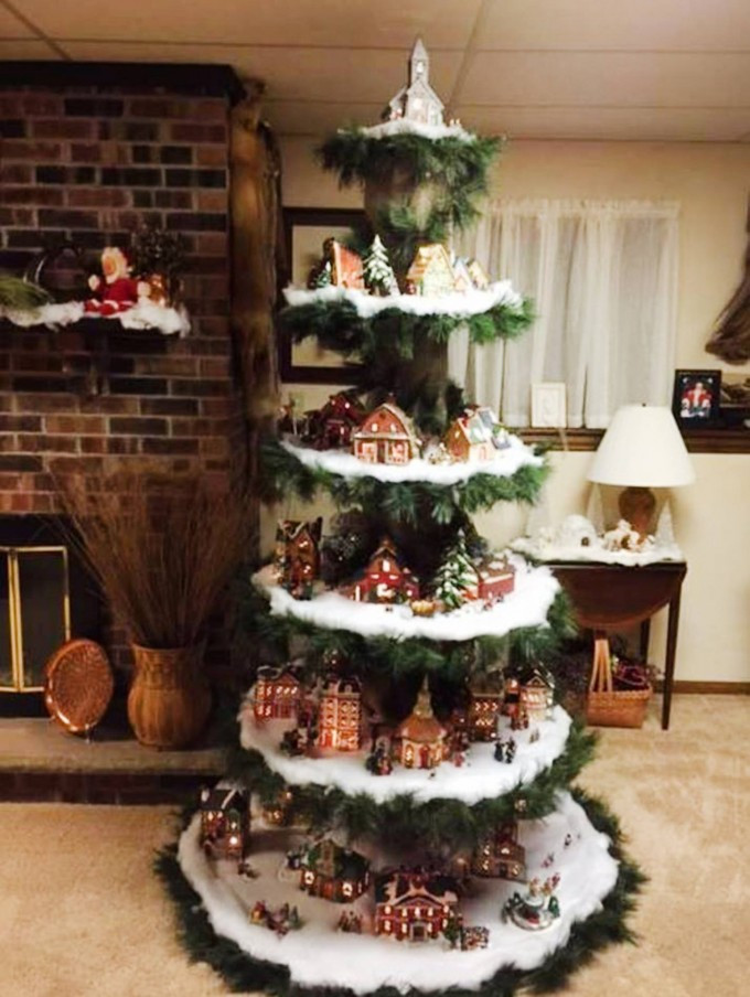 Best ideas about DIY Christmas Village Display
. Save or Pin 30 of the most Creative Christmas Trees Kitchen Fun Now.
