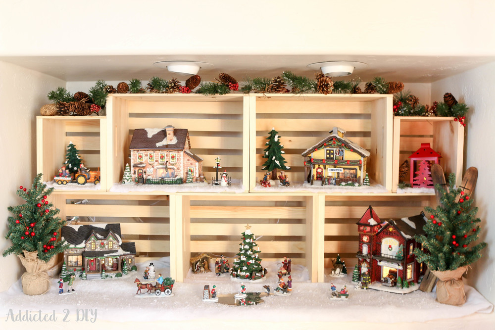 Best ideas about DIY Christmas Village Display
. Save or Pin Christmas Village Display by Addicted 2 DIY — Crates and Now.