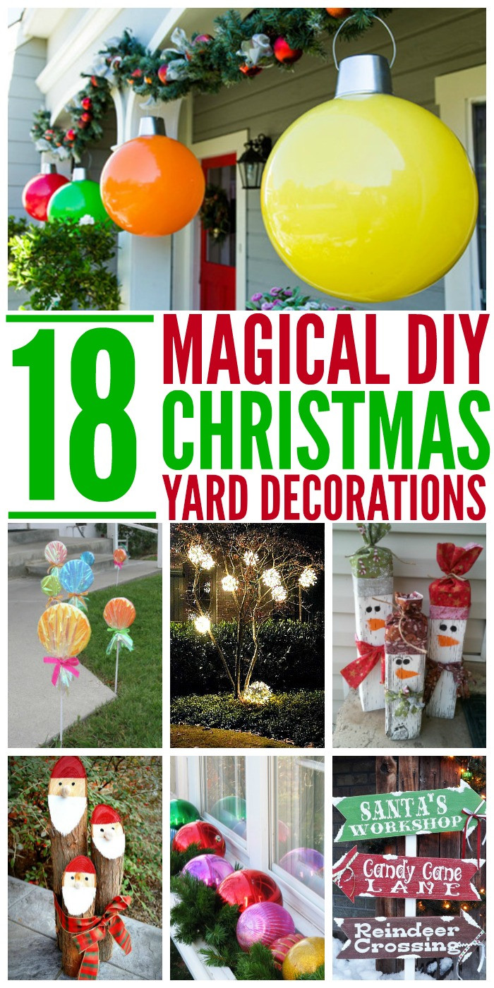 Best ideas about DIY Christmas Yard Decorations
. Save or Pin 18 Magical Christmas Yard Decorations Now.