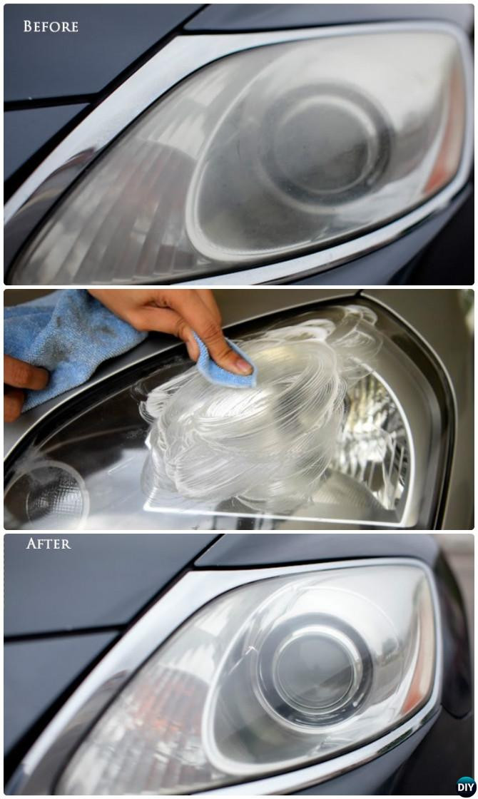 Best ideas about DIY Clean Headlights
. Save or Pin 20 Car Deep Cleaning Tips Tricks to Make Your Car Sparkle Now.