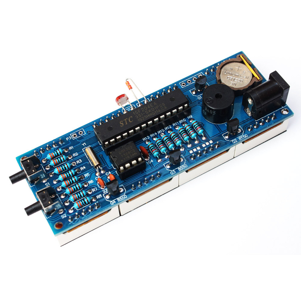 Best ideas about DIY Clock Kit
. Save or Pin 4 digit DIY Digital LED Clock Kit Light Control Temp Time Now.