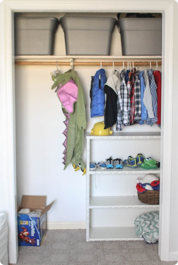Best ideas about DIY Closet Organizer Cheap
. Save or Pin How to build cheap and easy DIY closet shelves Lovely Etc Now.