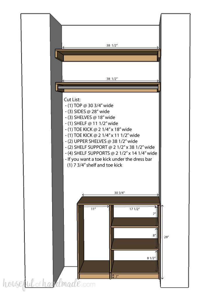 Best ideas about DIY Closet Organizer Plans
. Save or Pin DIY Plywood Closet Organizer Build Plans Page 2 of 2 Now.