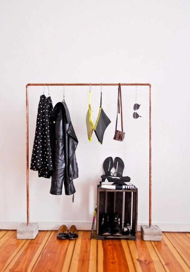 Best ideas about DIY Clothing Rack
. Save or Pin Small Space Solution 15 DIY Garment Racks Now.