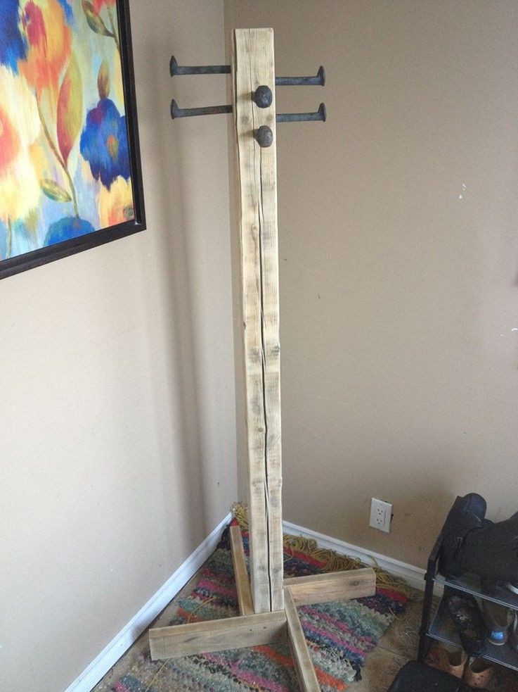 Best ideas about DIY Coat Stand
. Save or Pin Diy Woodworking Diy Coat Rack Wall Now.