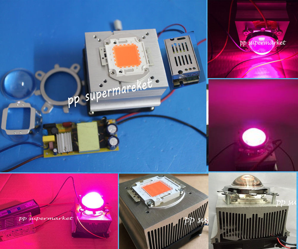 Best ideas about DIY Cob Led Grow Light Kit
. Save or Pin 50W DIY led grow light 380 840nm kit chip driver heatsink Now.