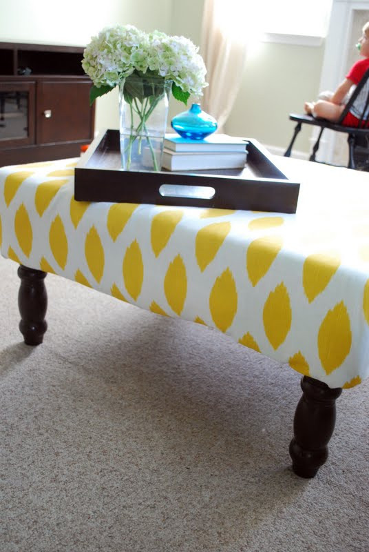 Best ideas about DIY Coffee Table Ottoman
. Save or Pin Tulip and Turnip DIY Upholstered Ottoman Coffee Table Now.