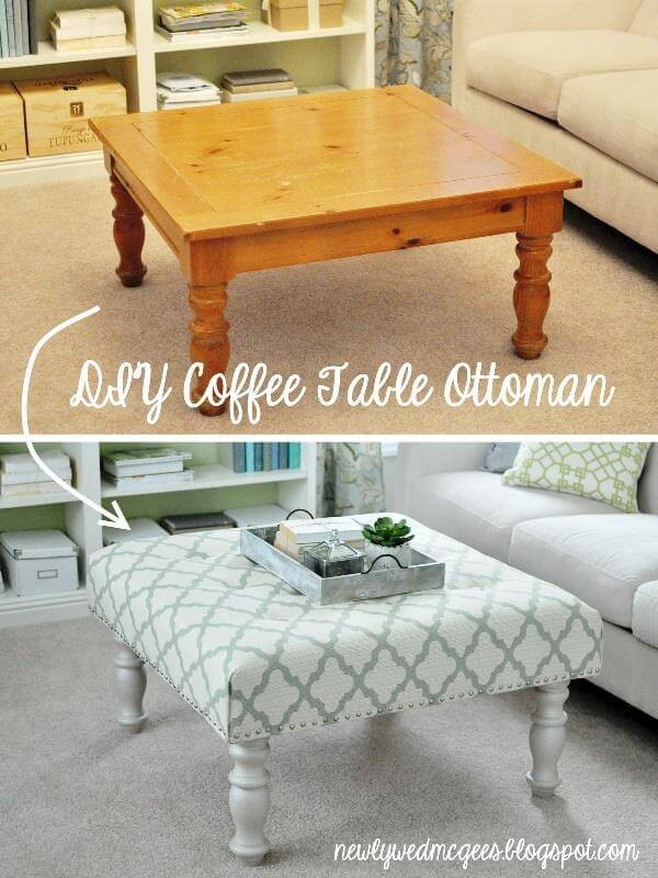 Best ideas about DIY Coffee Table Ottoman
. Save or Pin DIY Ottoman from Coffee Table Now.